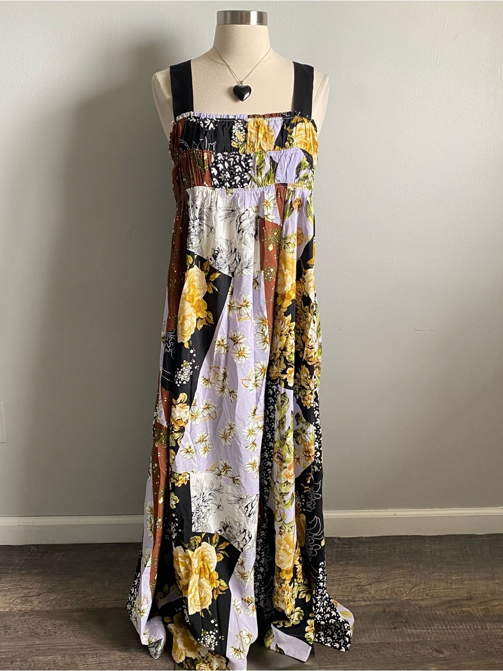Anthropologie Maeve NWT Patchwork Floral maxi dress